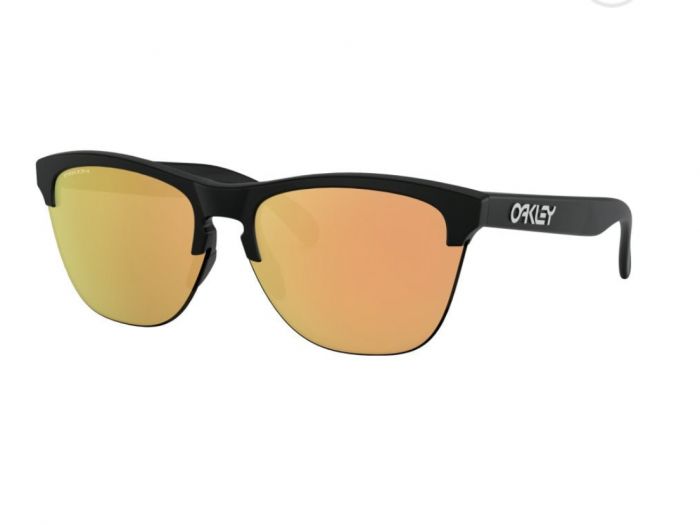 OO9374 Oakley Frogskins Lite in Matte Black With Prizm Rose Gold