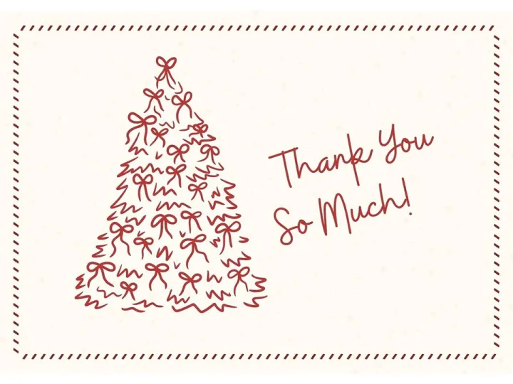 Christmas Thank You