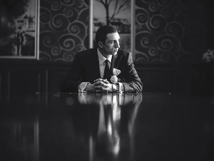 Businessman in a suit