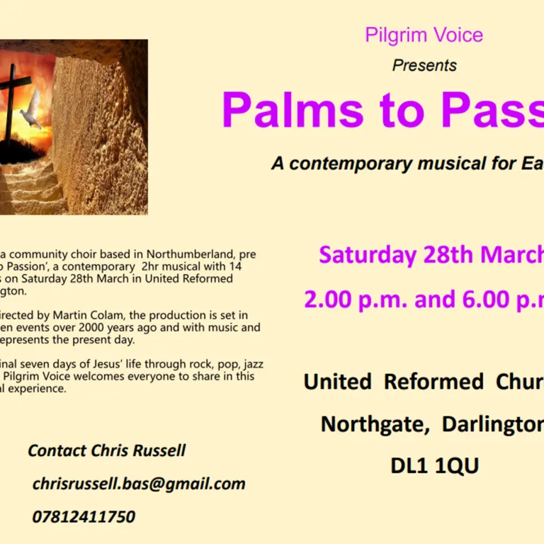 Palms to Passion Urc Darlington 28.03.2026