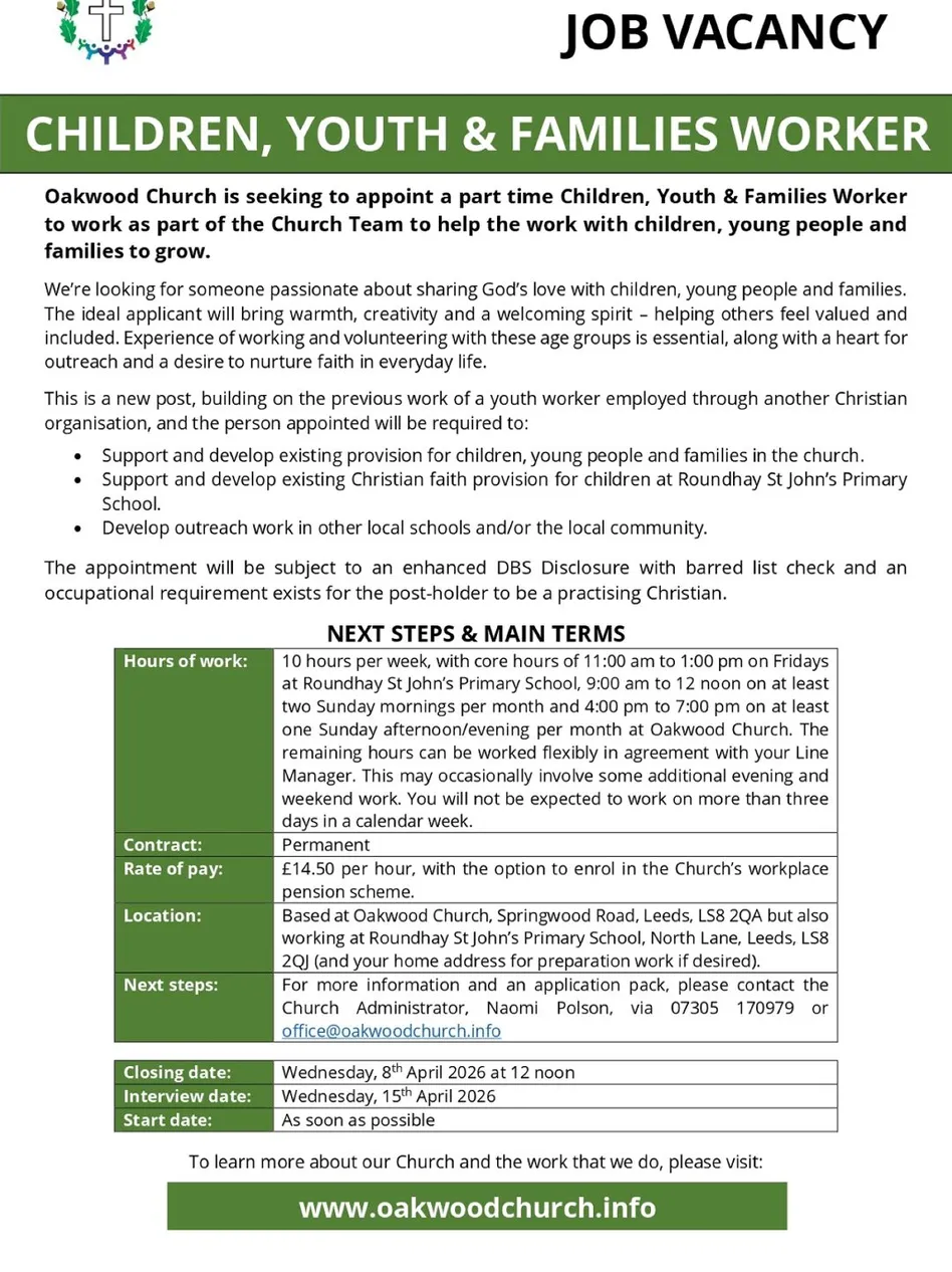 Oakwood Leeds &ndash; Advert &ndash; Cyfw