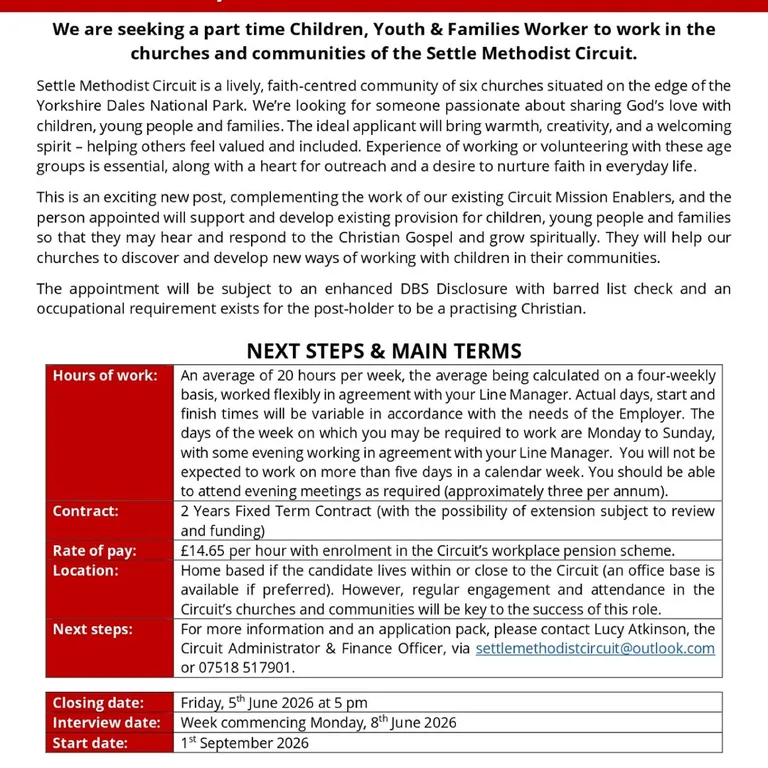 1 20260520 Advert &ndash; Cyfw
