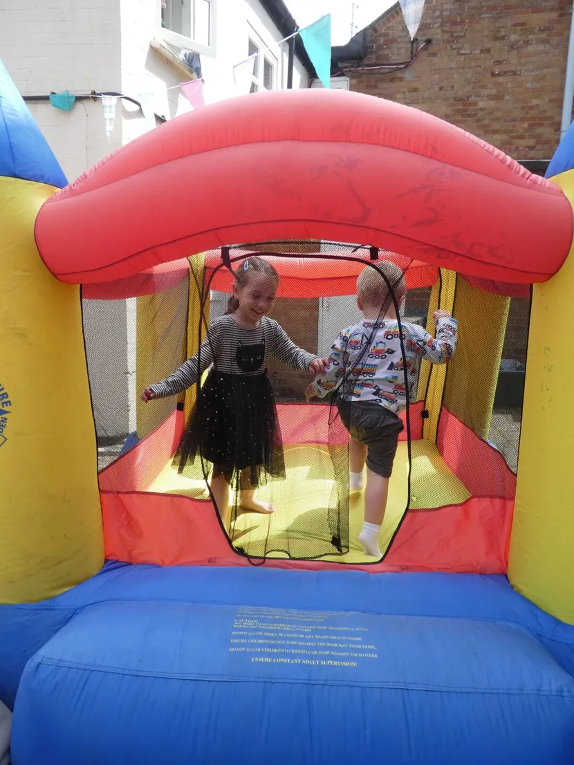 Folk Festival Bouncy Castle