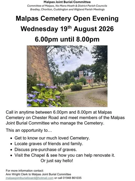 Cemetery Open Evening 2026
