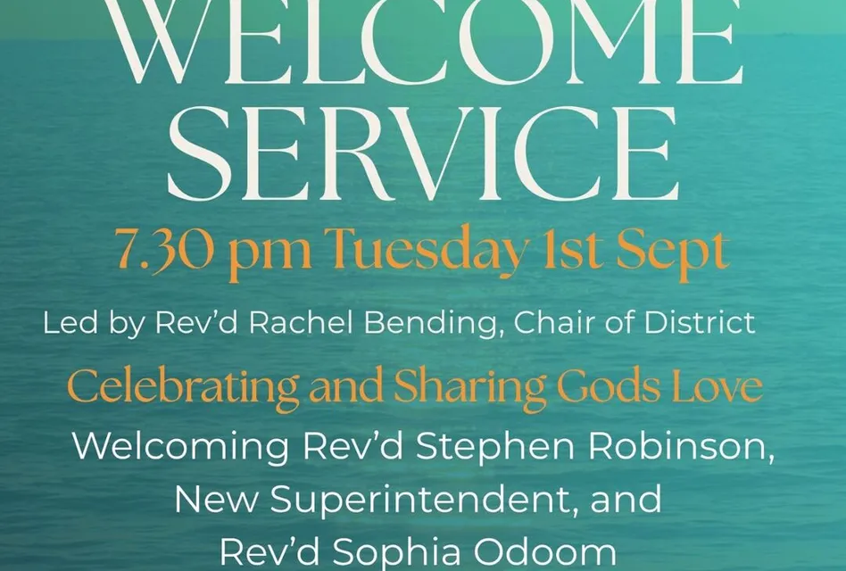 Welcome Service &ndash; 1 St Sept Jpeg