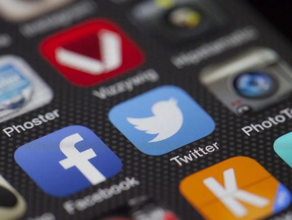 Social media, connection, icons, internet