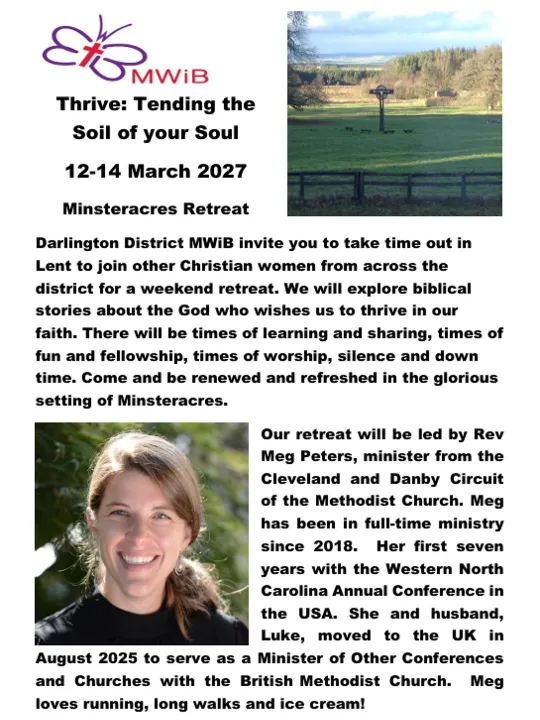 Mwib Minsteracres Retreat March 2027