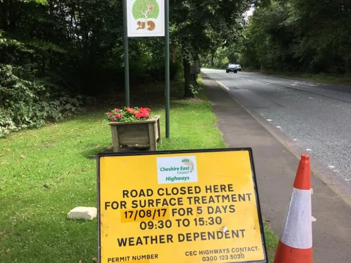 Road closure
