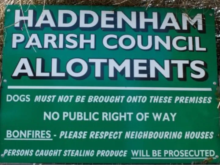 Allotments Sign