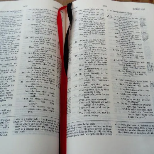 Bible &ndash; open