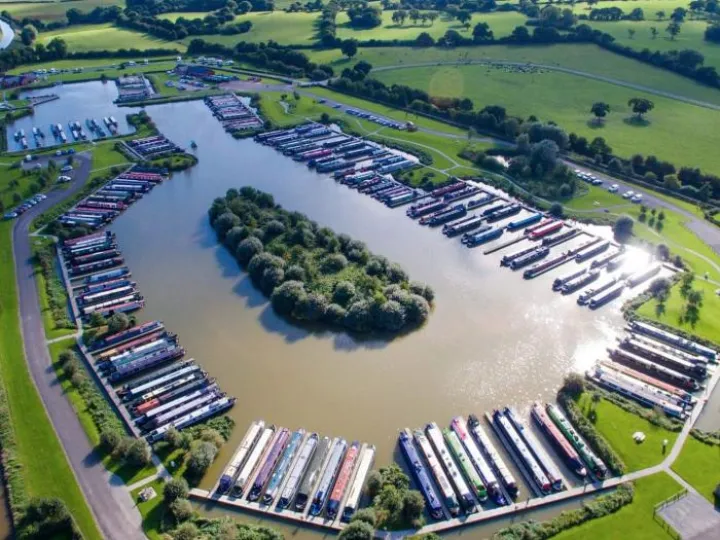 Overwater marina