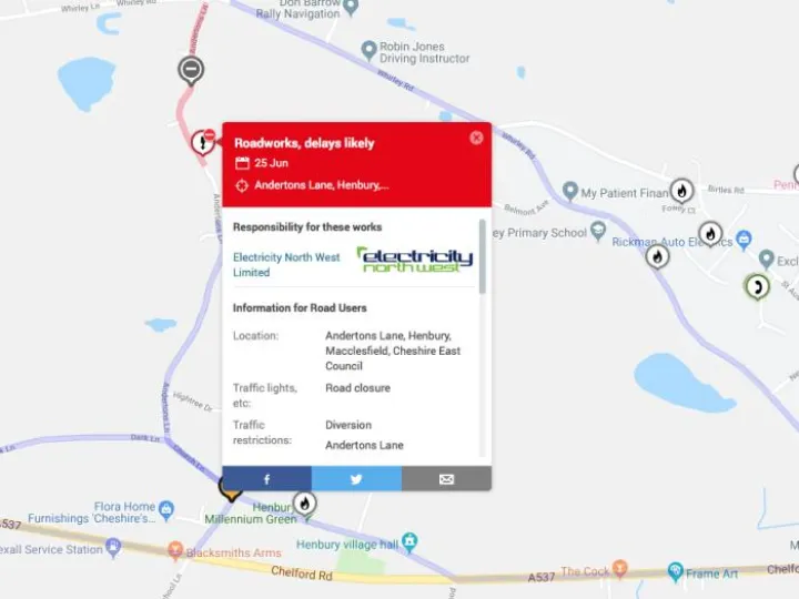 Planned Roadworks