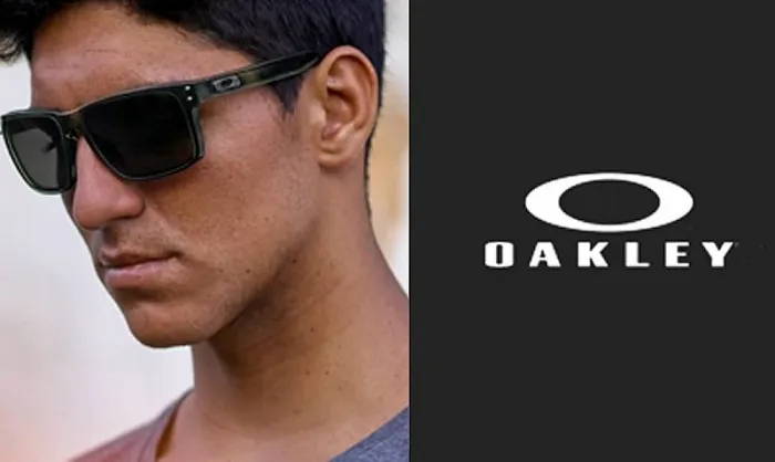 Oakley sunglasses poster of male