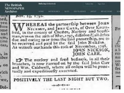 john nickson advert
