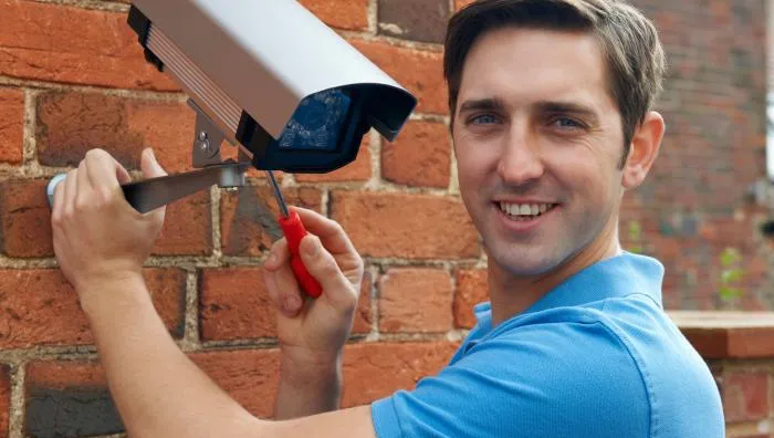 Installing a CCTV camera