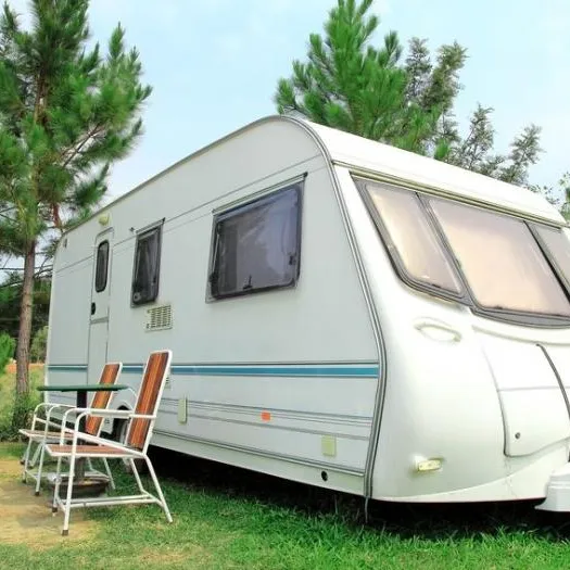 Caravan in park