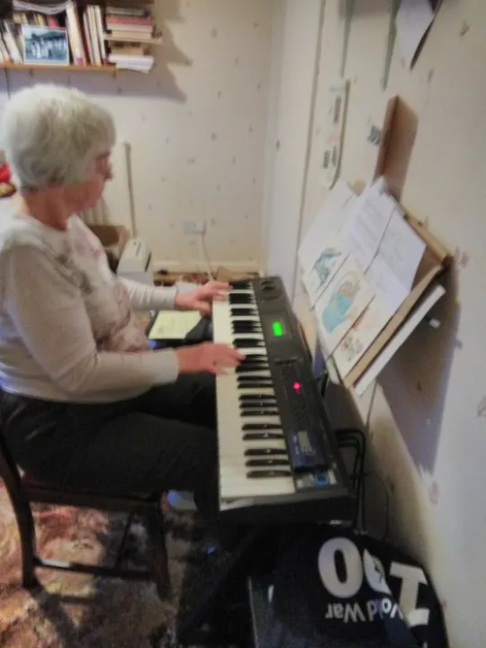 Judith playing