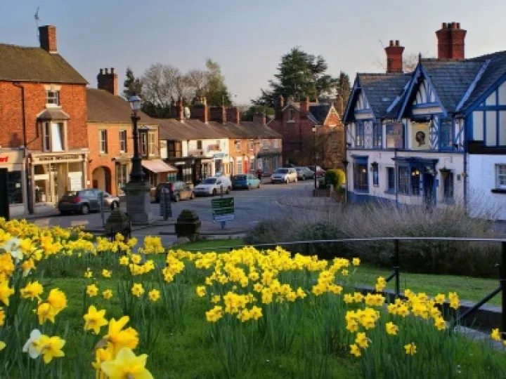 The Square, Audlem village centre