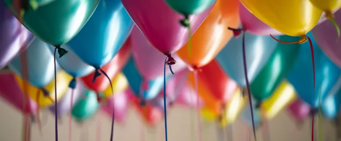 birthday balloons