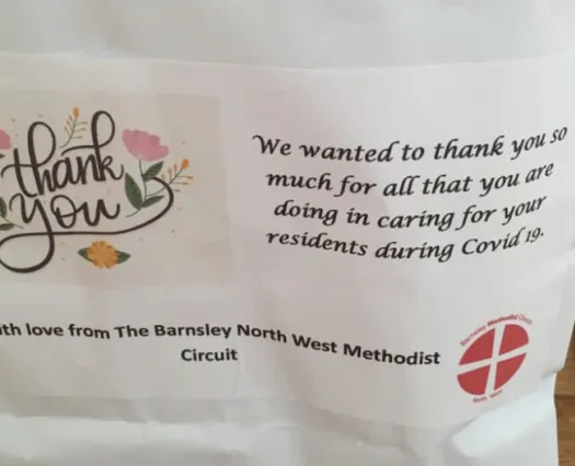North West Gift Bags label