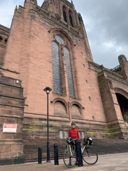 Revd John Kime &ndash; Liverpool Cathedral (C of E) Climate Change Cycle Ride &ndash; 15 May 21