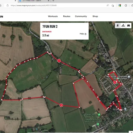5K Fun Run Course