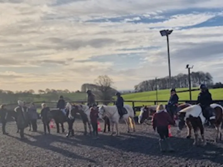 horse riding