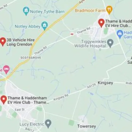 EV Hire Map