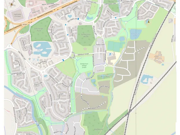 Sandymoor Map