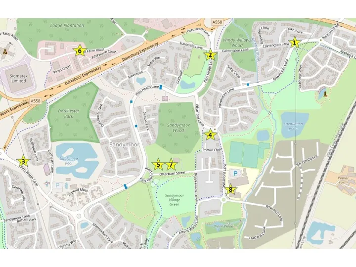 Planter Locations