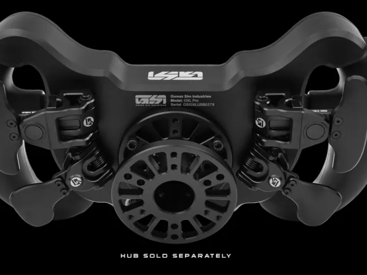 GSI GXL Pro CRIMSON Carbon Fibre Dual Clutch Formula Wheel