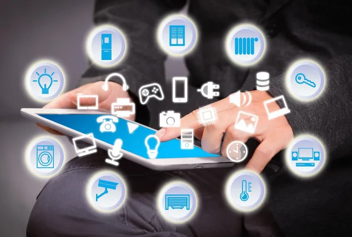 Smart alarm system on tablet