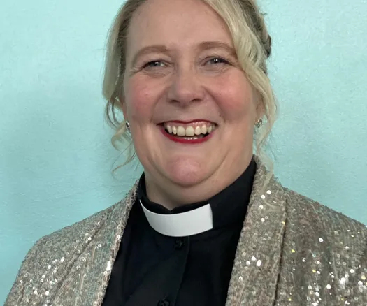 Rev Angy Long at Welcome Service