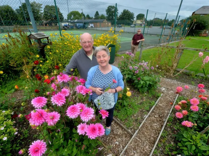 Blooming Allotments At Criftins Parish Hall