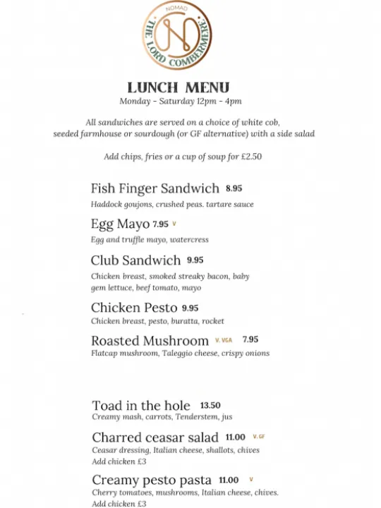TLC Lunch