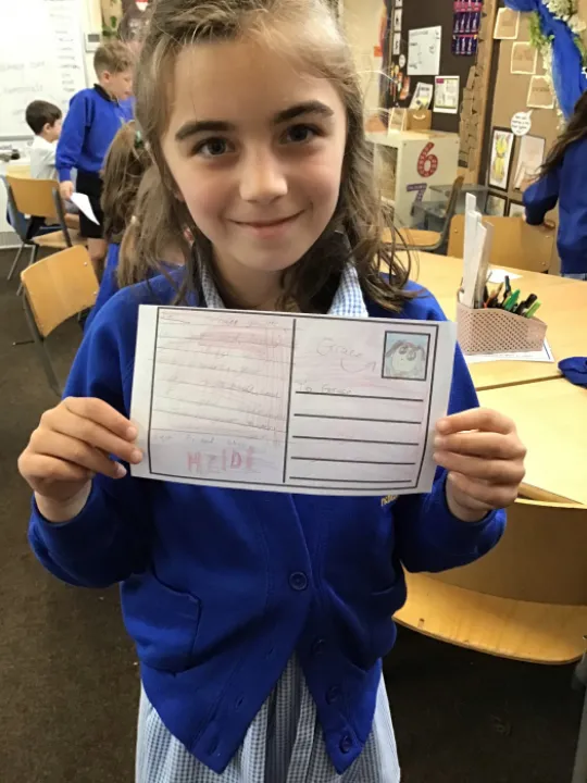Y3 PSHE postcards