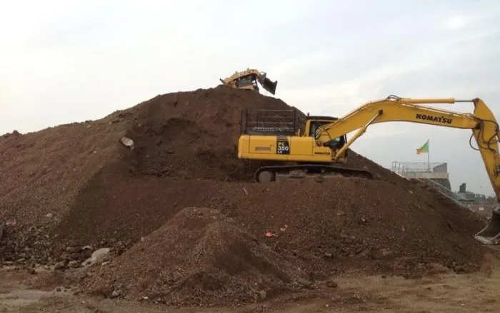 Earthworks excavation