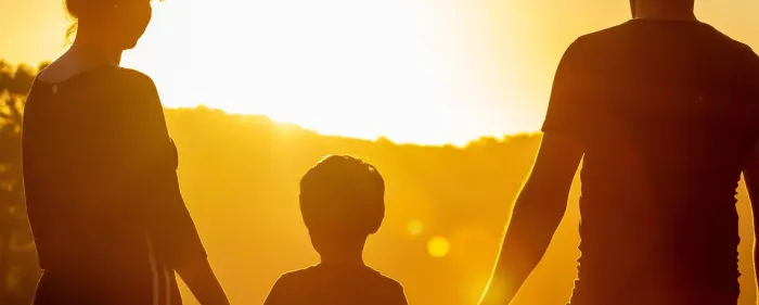 Family, sun, love