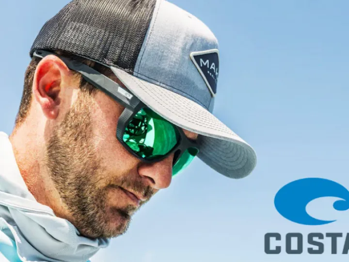 Man wearing Costa sunglasses