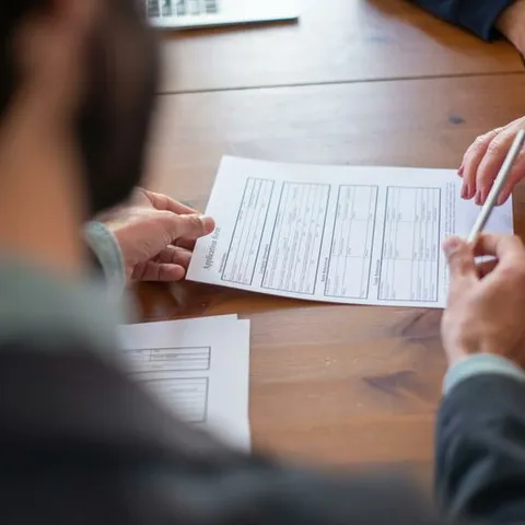 An Agent Handing a Pen to a Client