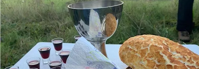 Communion on the hillside