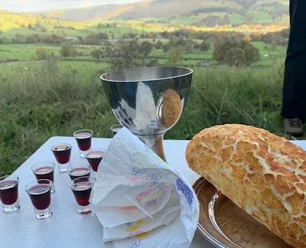 Communion on the hillside