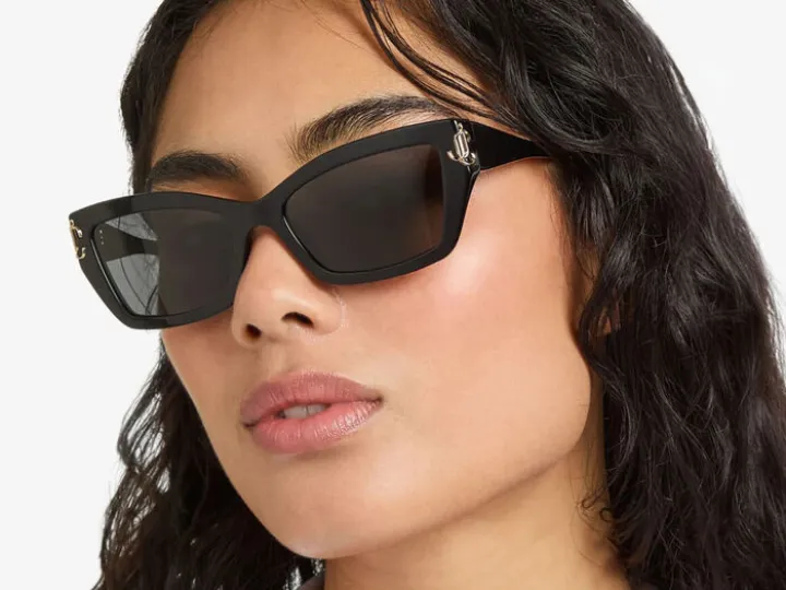 Woman with Jimmy Choo sunglasses