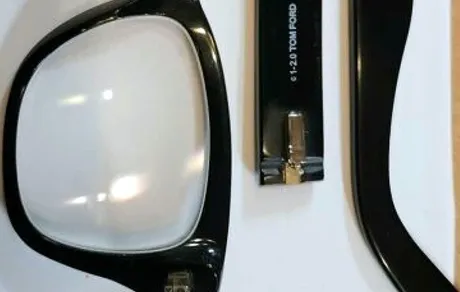 Damaged arms on Tom Ford sunglasses