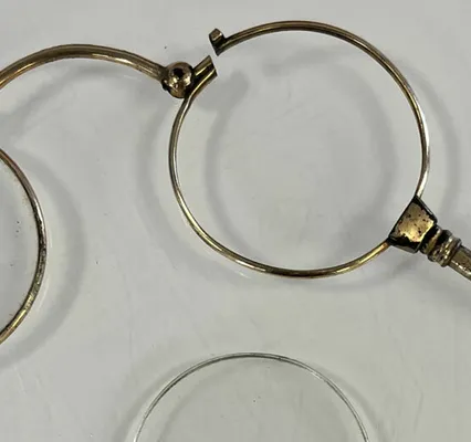 Broken vintage spectacles frame