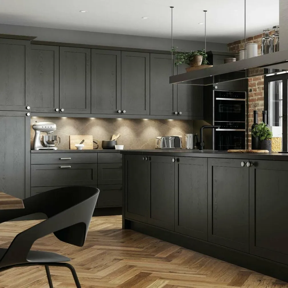 Alku Dark Shaker Kitchen