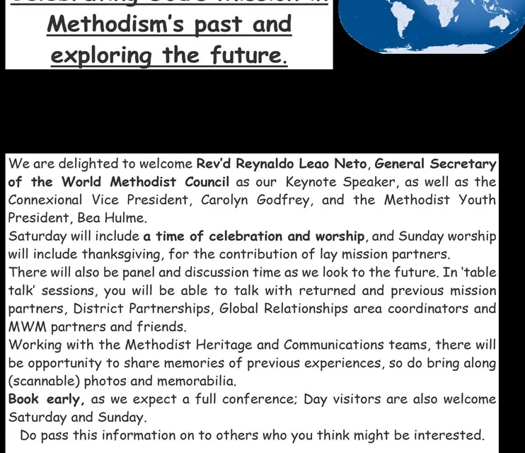 MWM Annual Global Missions Conference Flier 2025