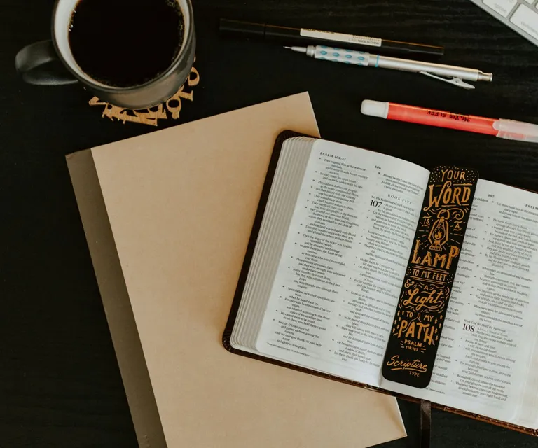 Open Bible by Kelly Sikkema on Unsplash