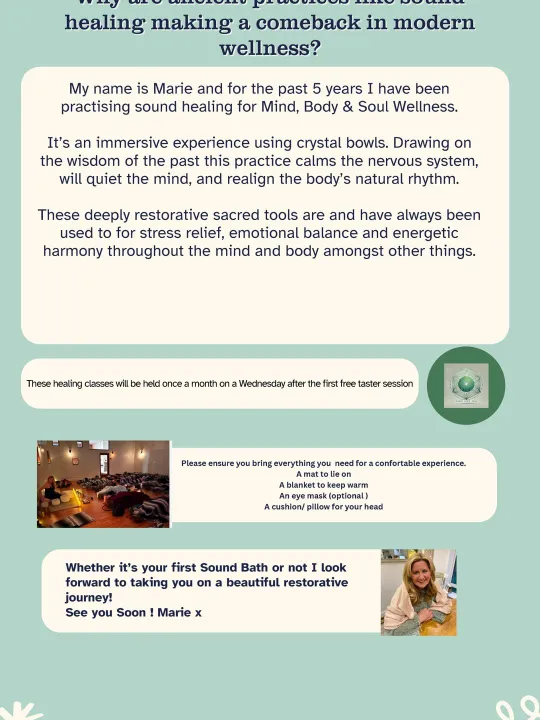 Soundbath info