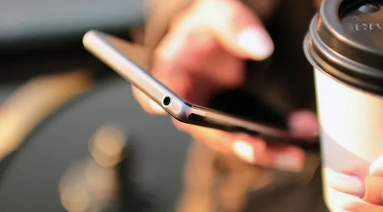 Person Holding Smartphone